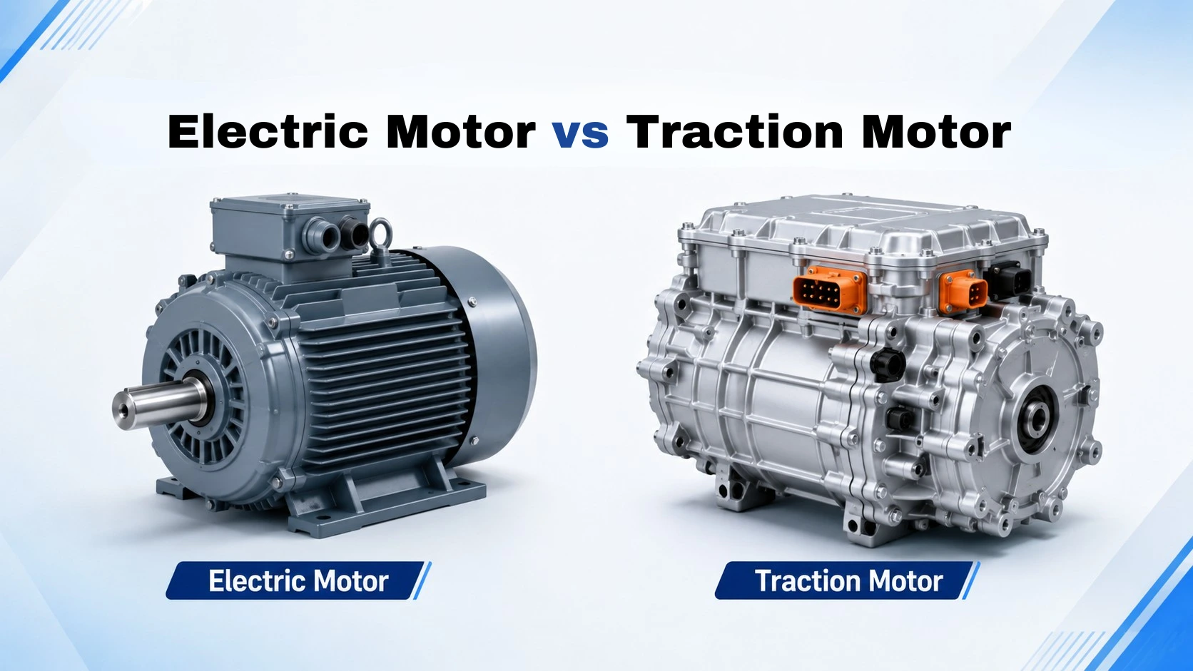 Traction Motor vs Electric Motor: What Makes an EV Motor Different? 
