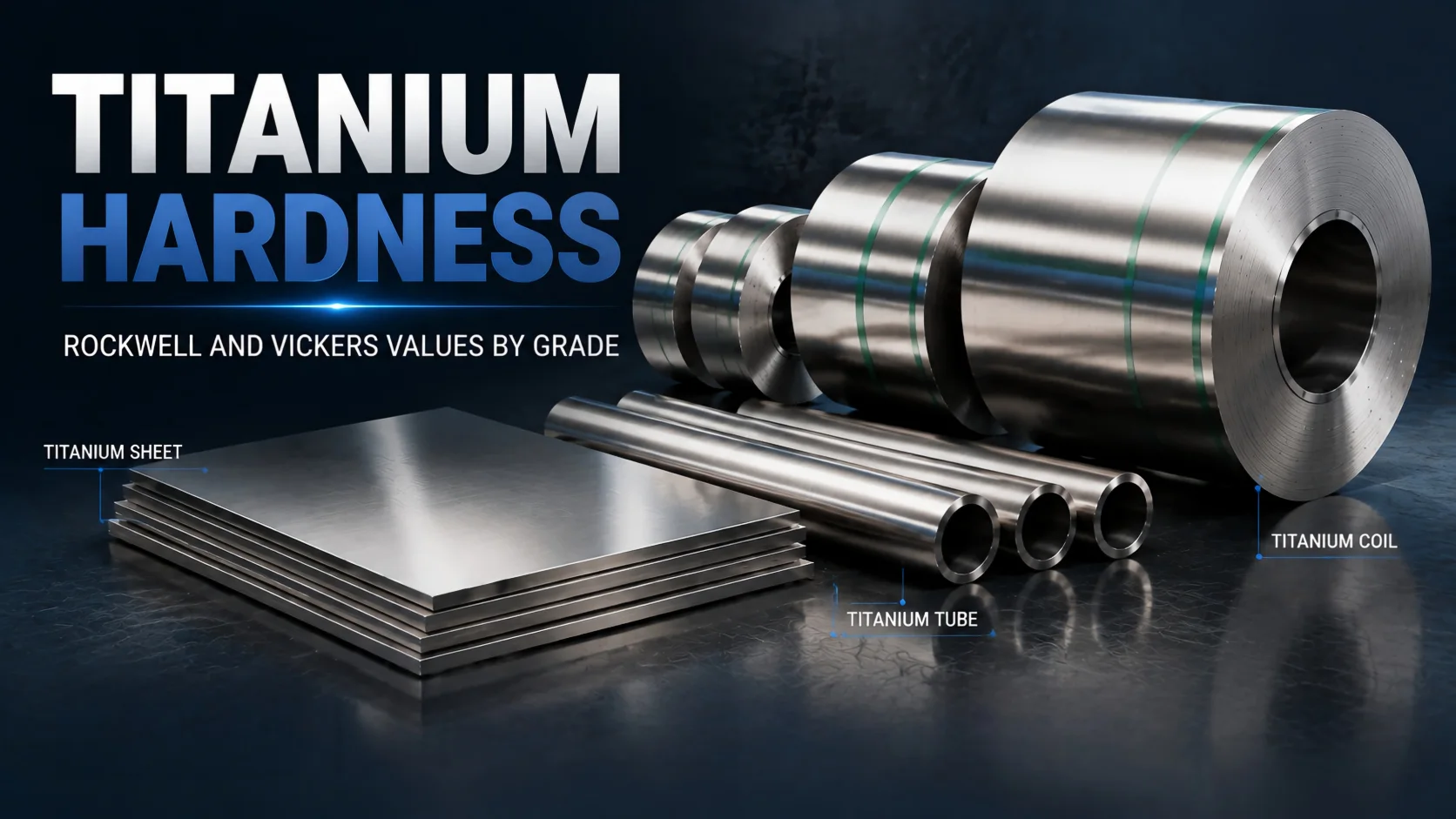 Titanium Hardness by Grade: Rockwell and Vickers Values Explained 