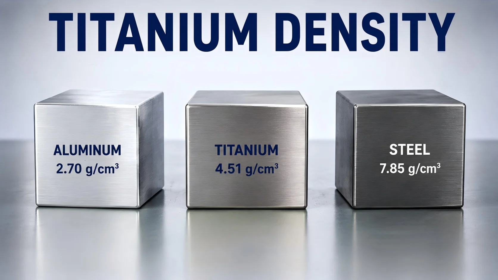 Titanium Density Explained: Weight Comparison with Steel and Aluminum