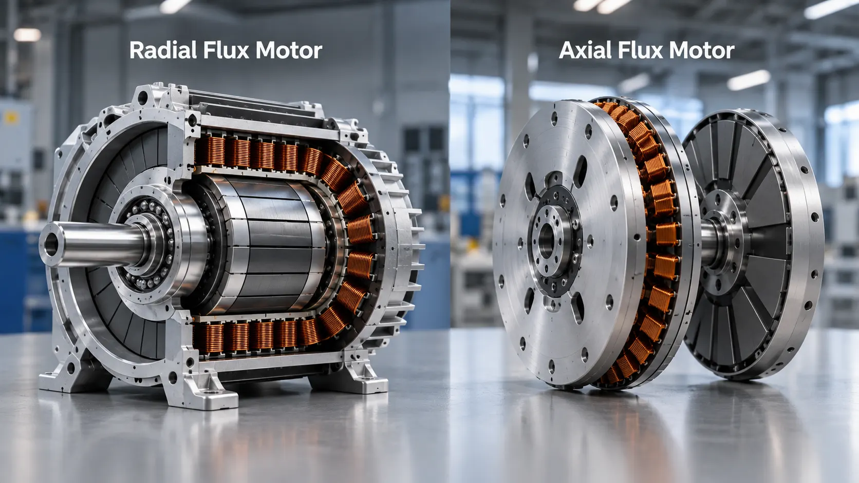 Axial Flux vs Radial Flux Motors: Design Differences and Core Material Selection