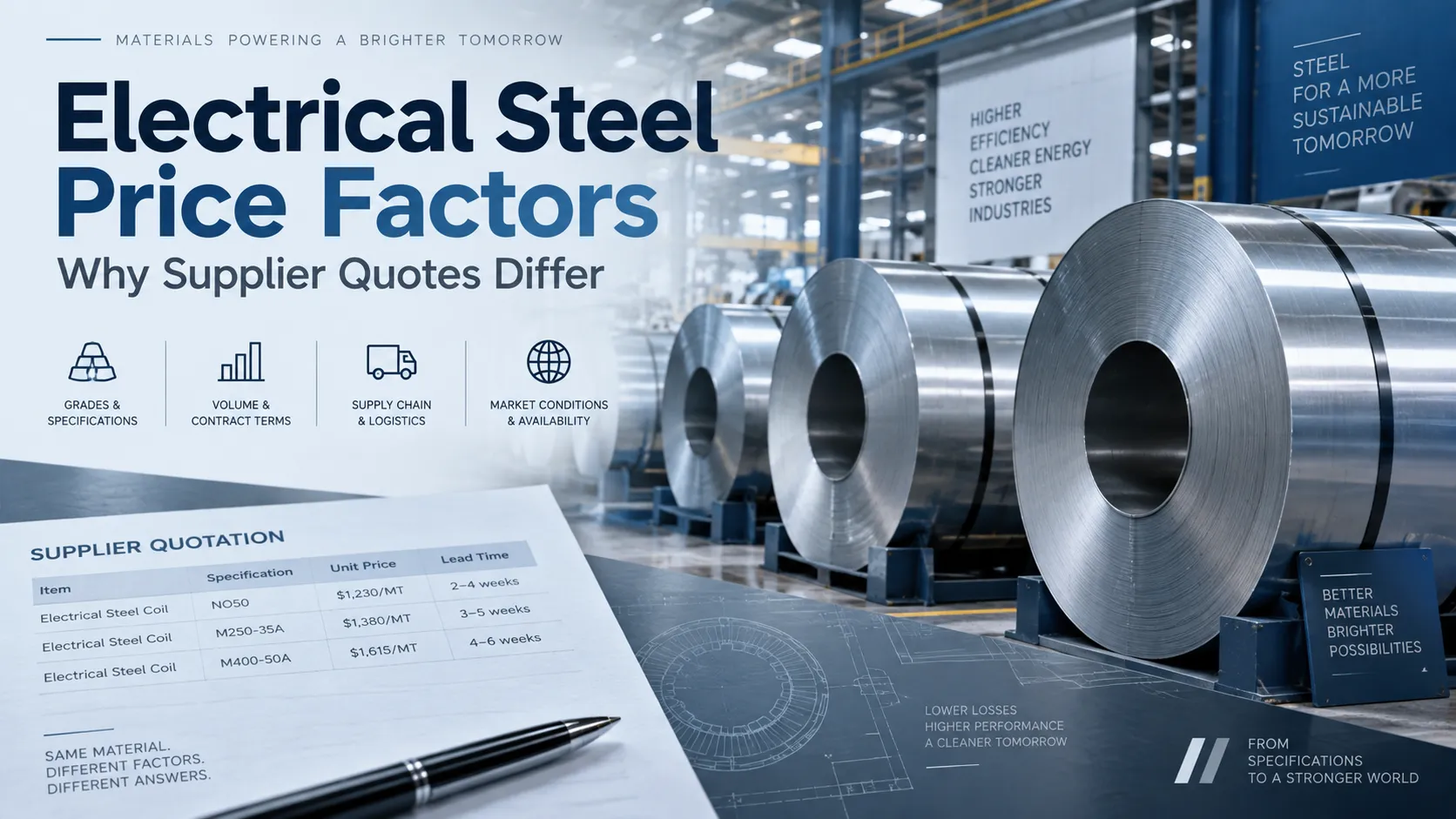Electrical Steel Price Factors: Why Supplier Quotes Differ