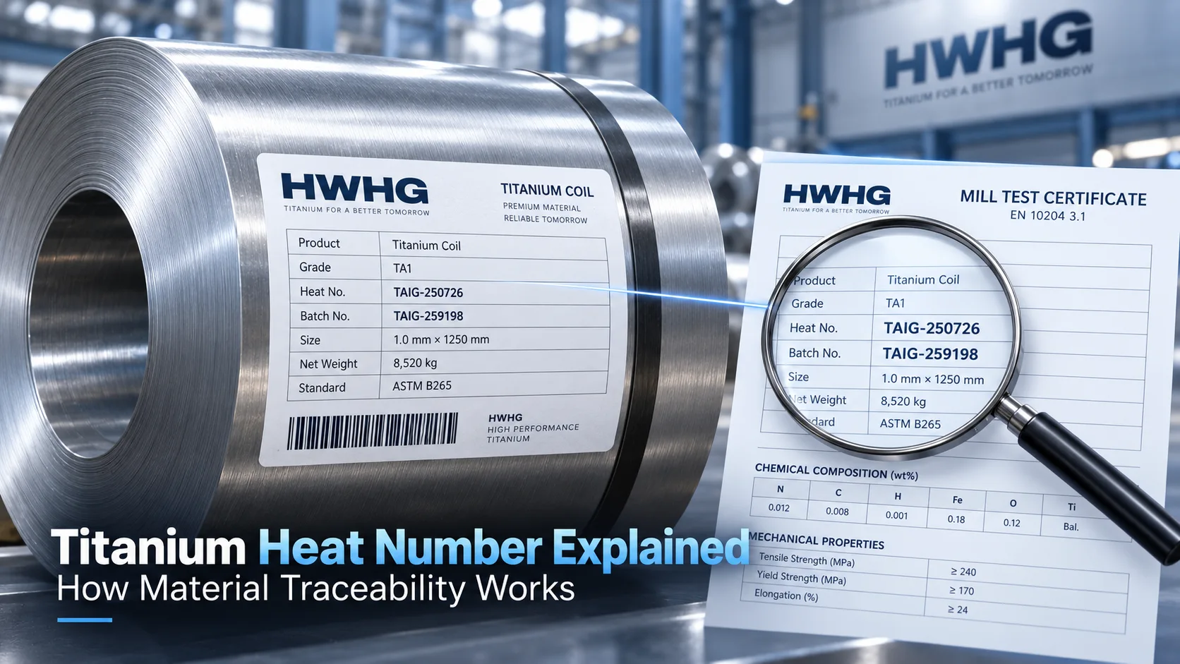 Titanium Heat Number Explained: How Material Traceability Works