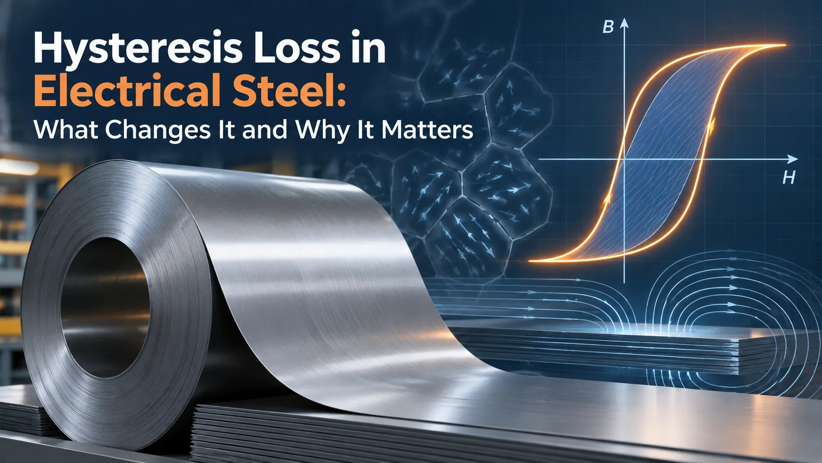 Hysteresis Loss in Electrical Steel: What Changes It and Why It Matters